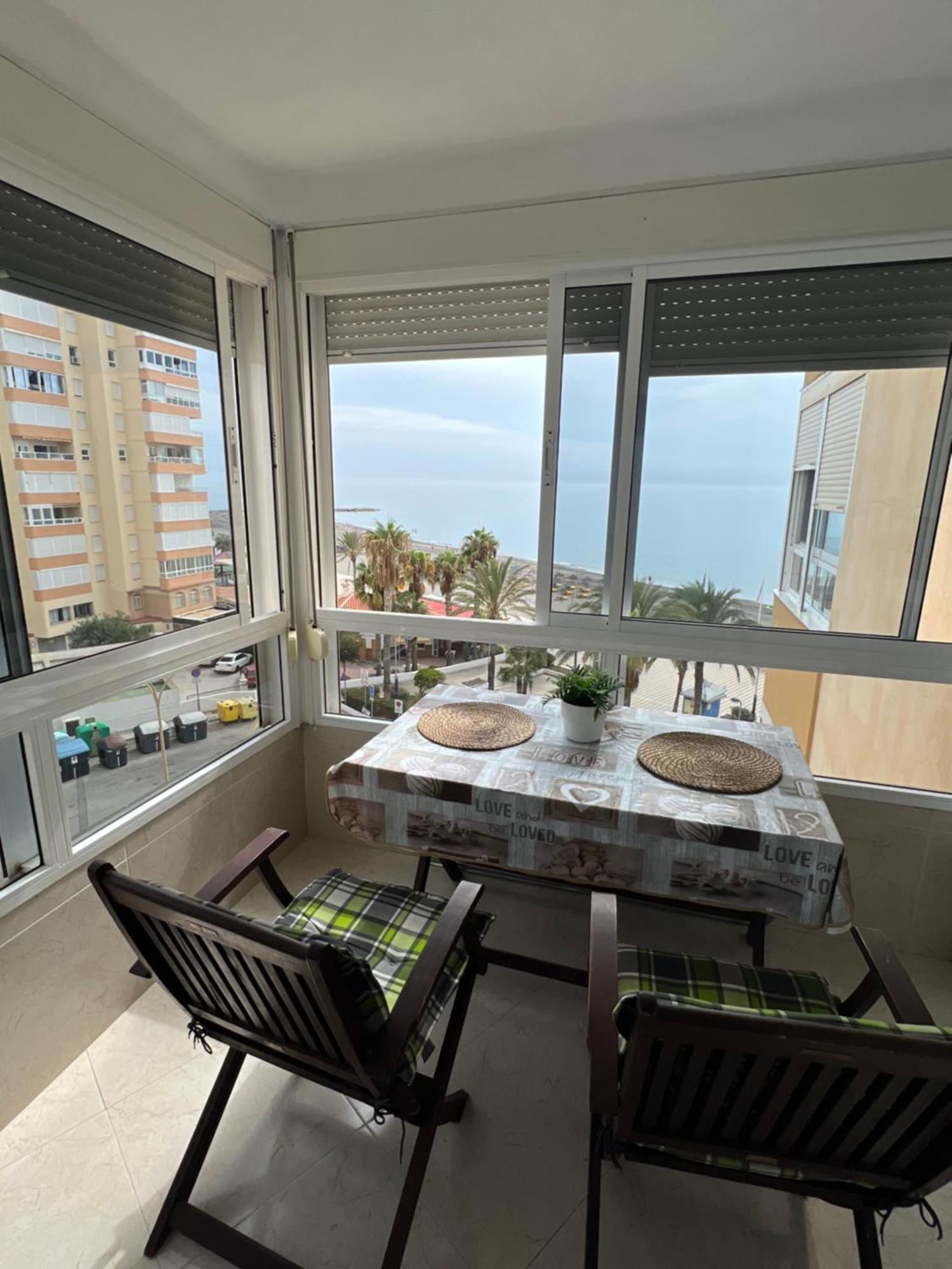 Estudio Mar En Calma, Primera Linea De Playa Con Vistas Al Mar Torrox Kültér fotó